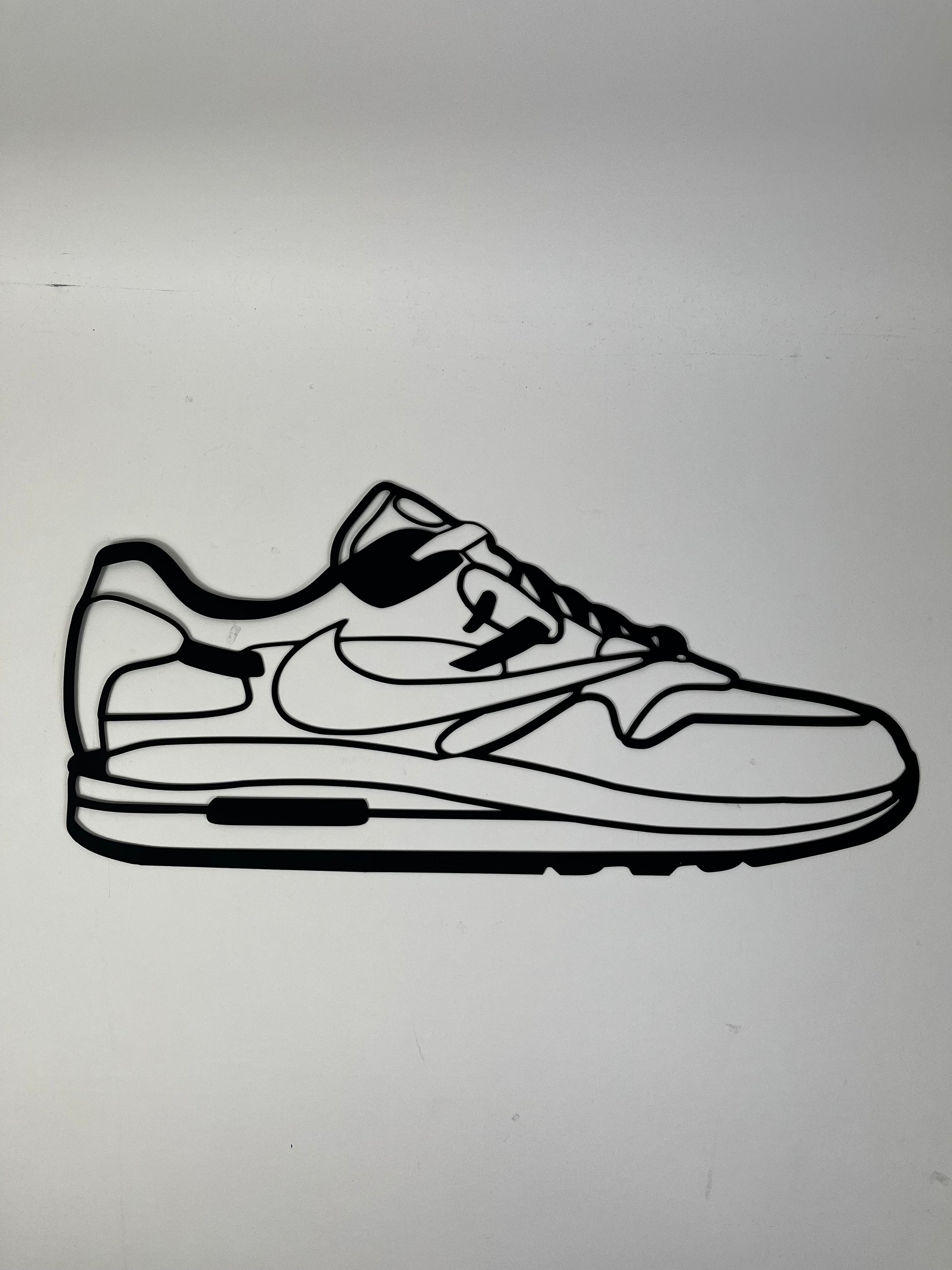 Sneaker Wall Art - Nike Air Max 1 x Travis Scott Silouhette