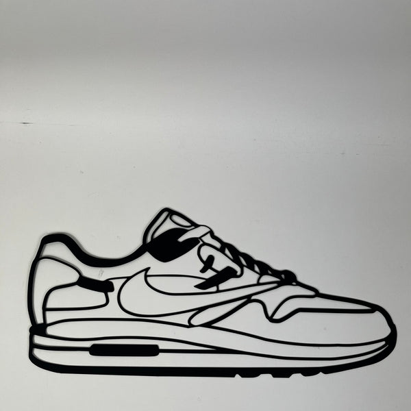 Sneaker Wall Art - Nike Air Max 1 x Travis Scott Silouhette