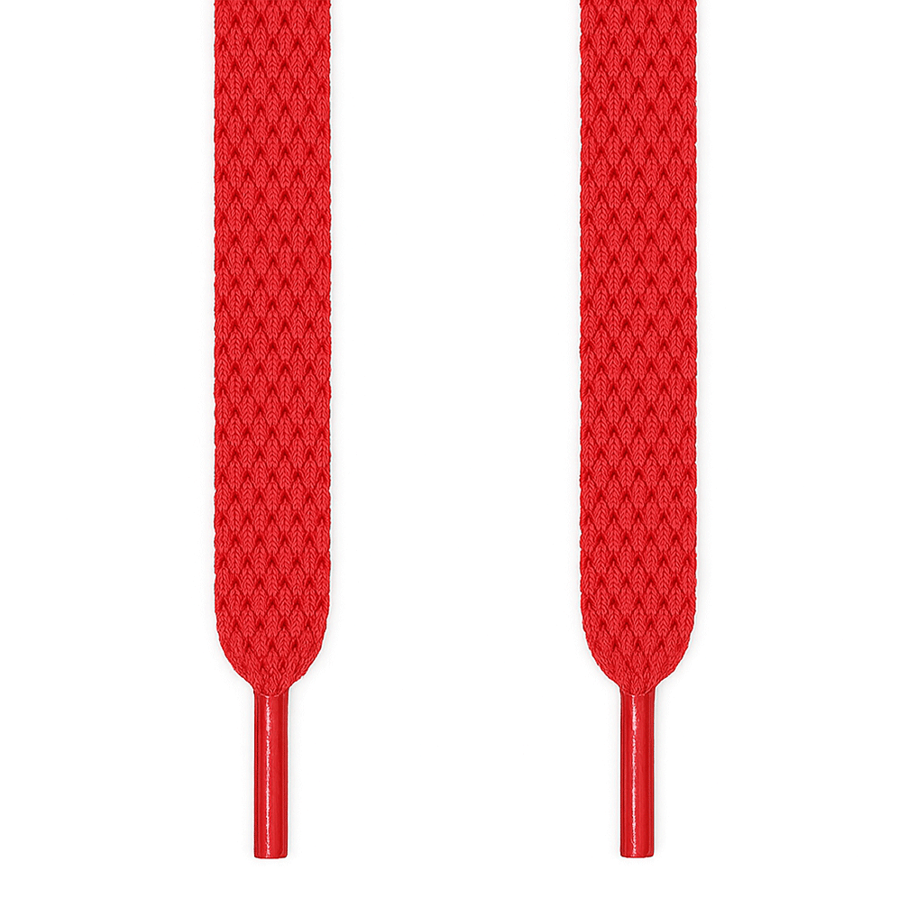Premium Flat Laces - Red