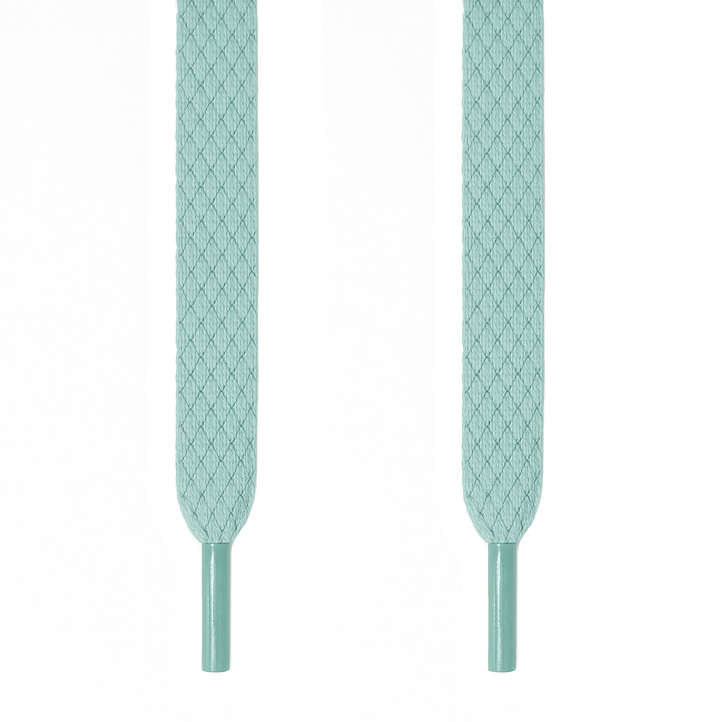Premium Flat Laces - Mint Foam