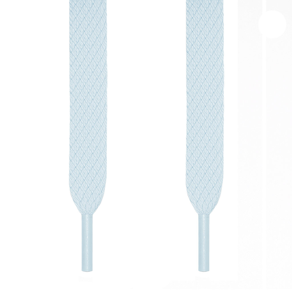 Premium Flat Laces - Light Blue