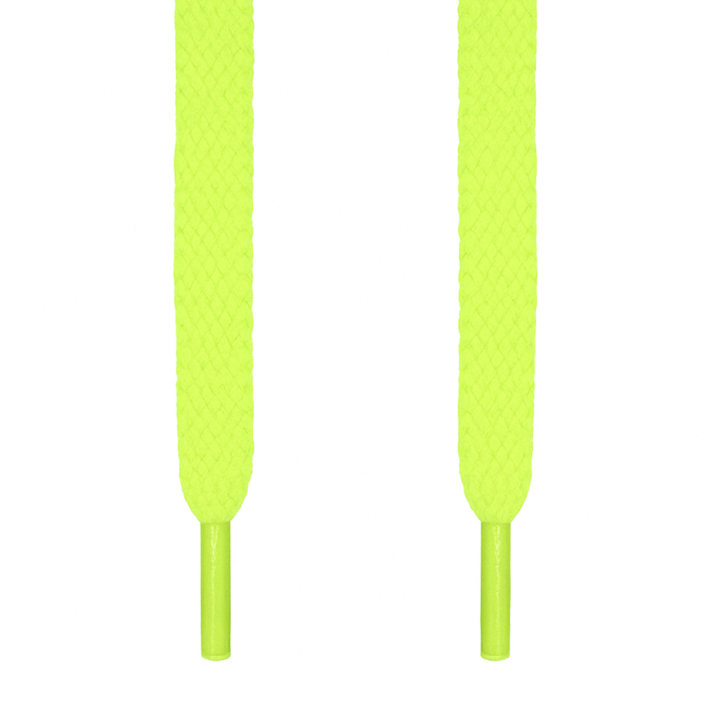 Premium Platte Veters - Fluorgroen