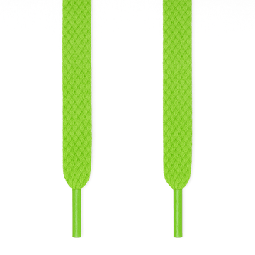 Premium Flat Laces - Apple Green
