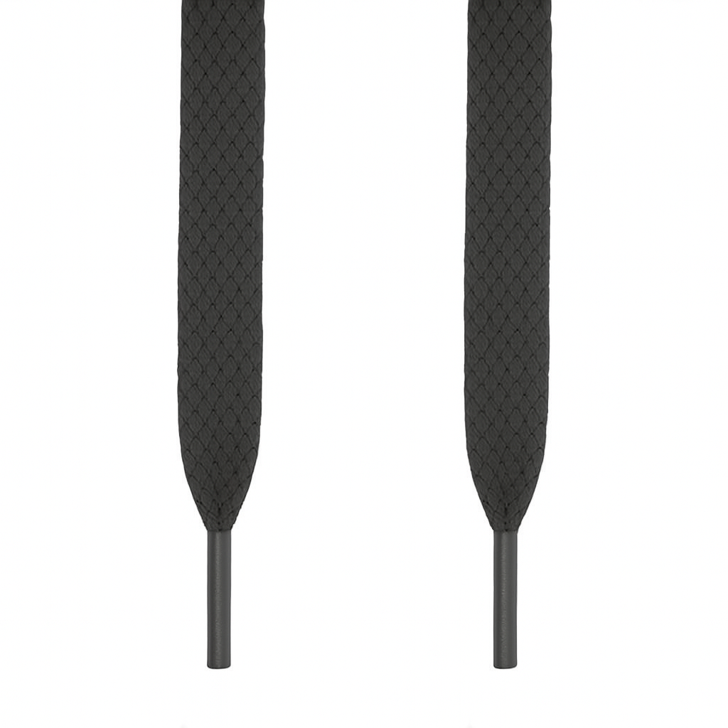 Premium Flat Laces - Dark Grey