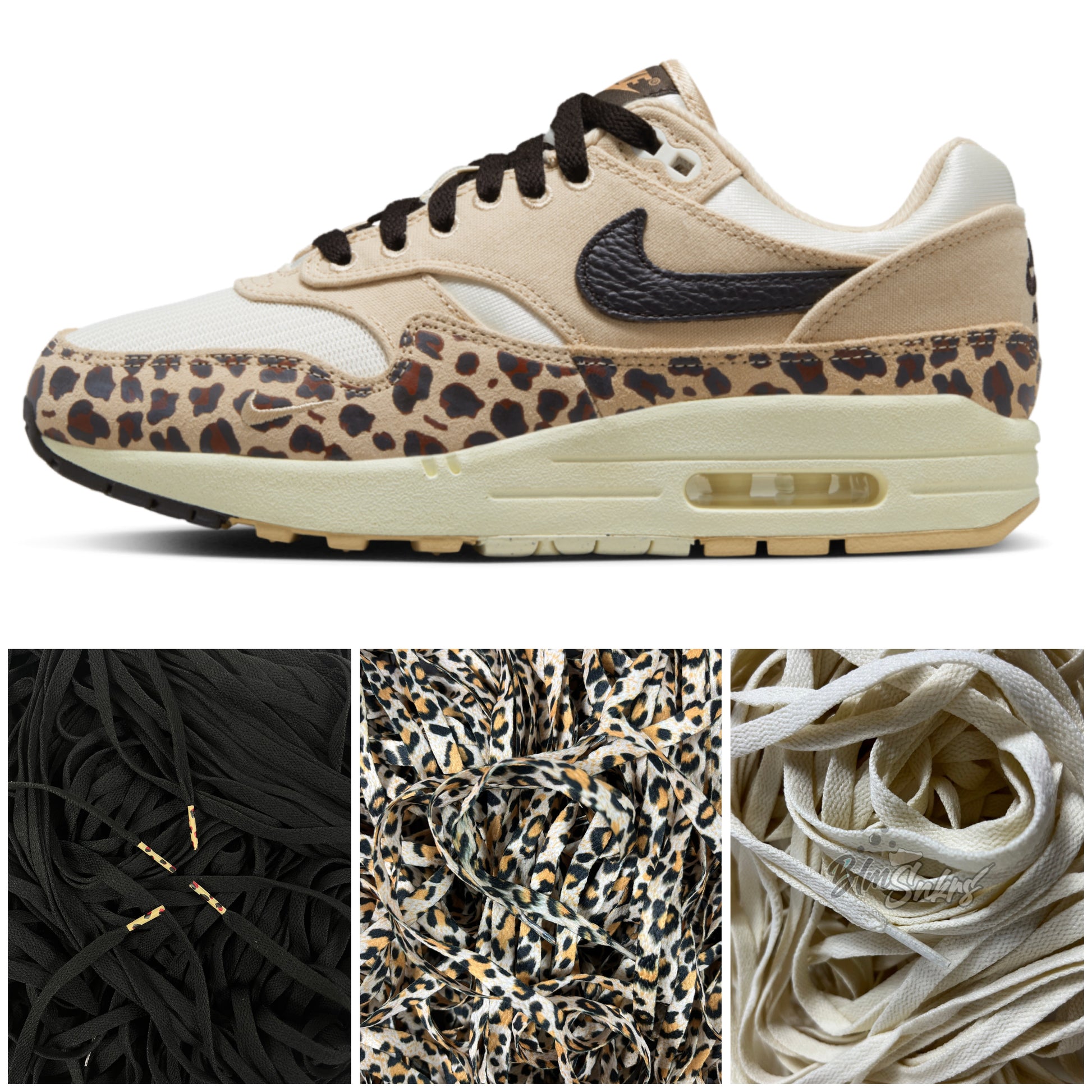 Lace Bundle - Air Max 1 '87 'Leopard Print'