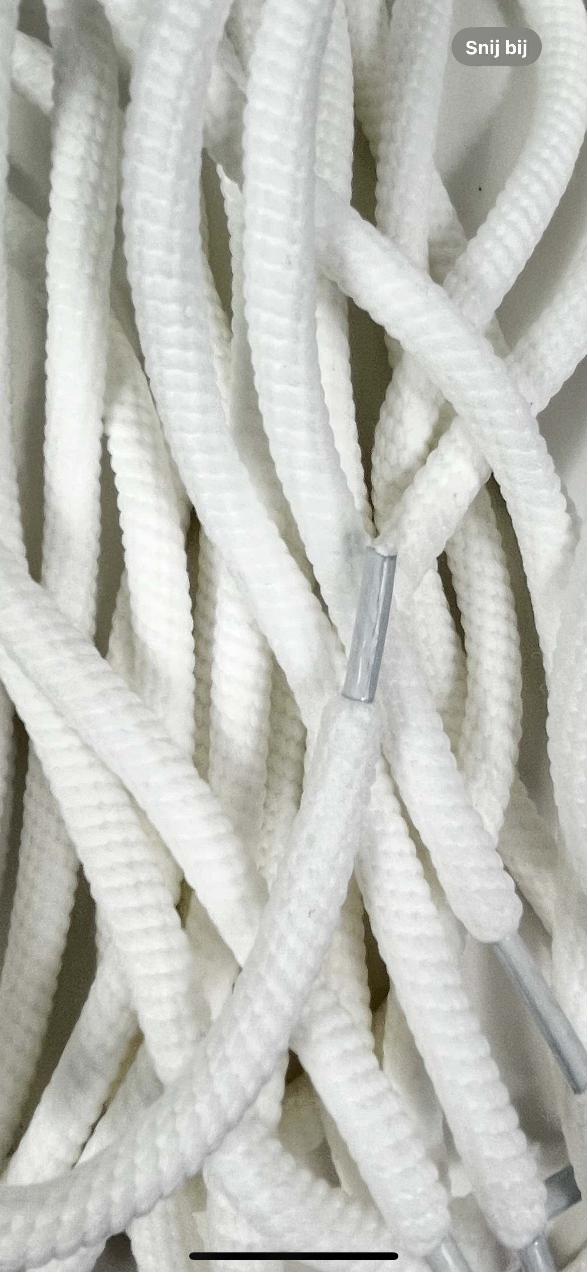 Thick Rope Laces - White