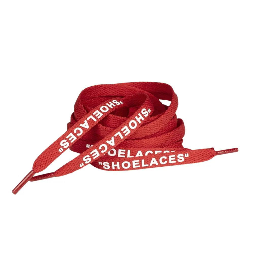 Off-White “SHOELACES” Laces – Red