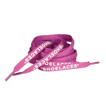 Off-White “SHOELACES” Laces – Magenta