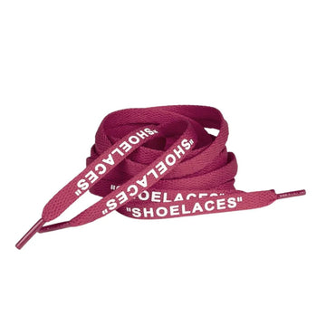 Off-White “SHOELACES” Laces – Raspberry