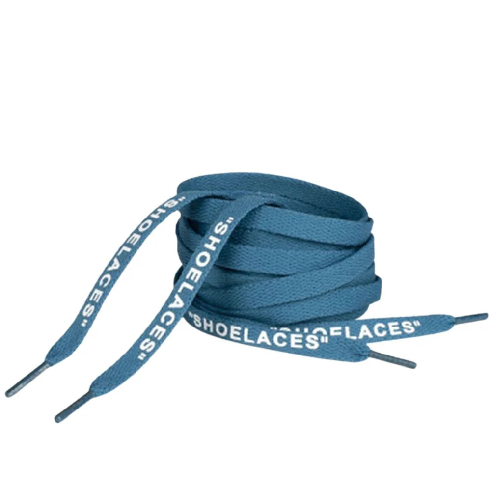 Off-White “SHOELACES” Laces – Turqoise