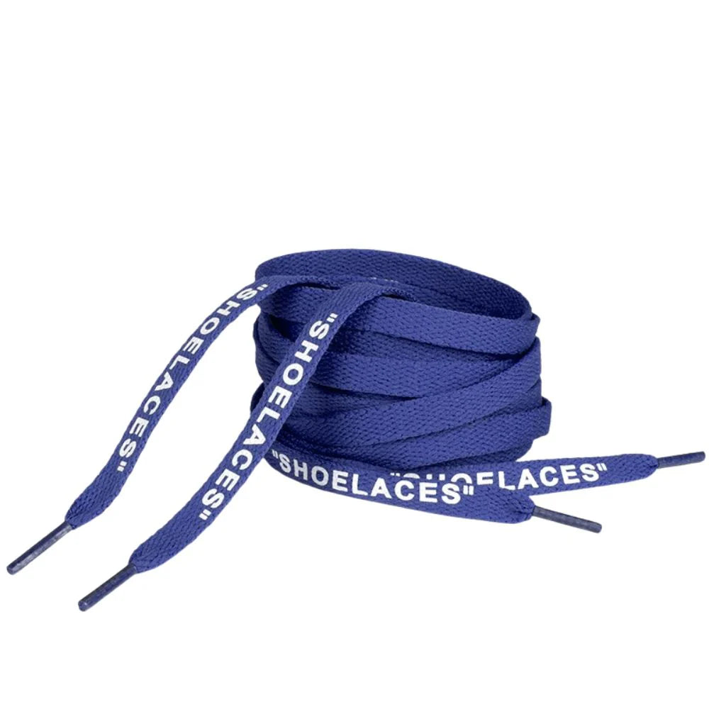 Off-White “SHOELACES” Laces – Blue