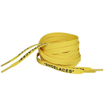 Off-White “SHOELACES” Laces – Yellow