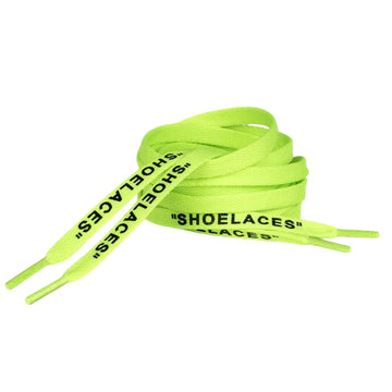 Off-White “SHOELACES” Laces – Neon