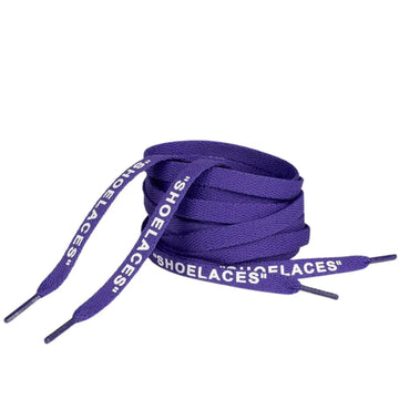 Off-White “SHOELACES” Laces – Grape