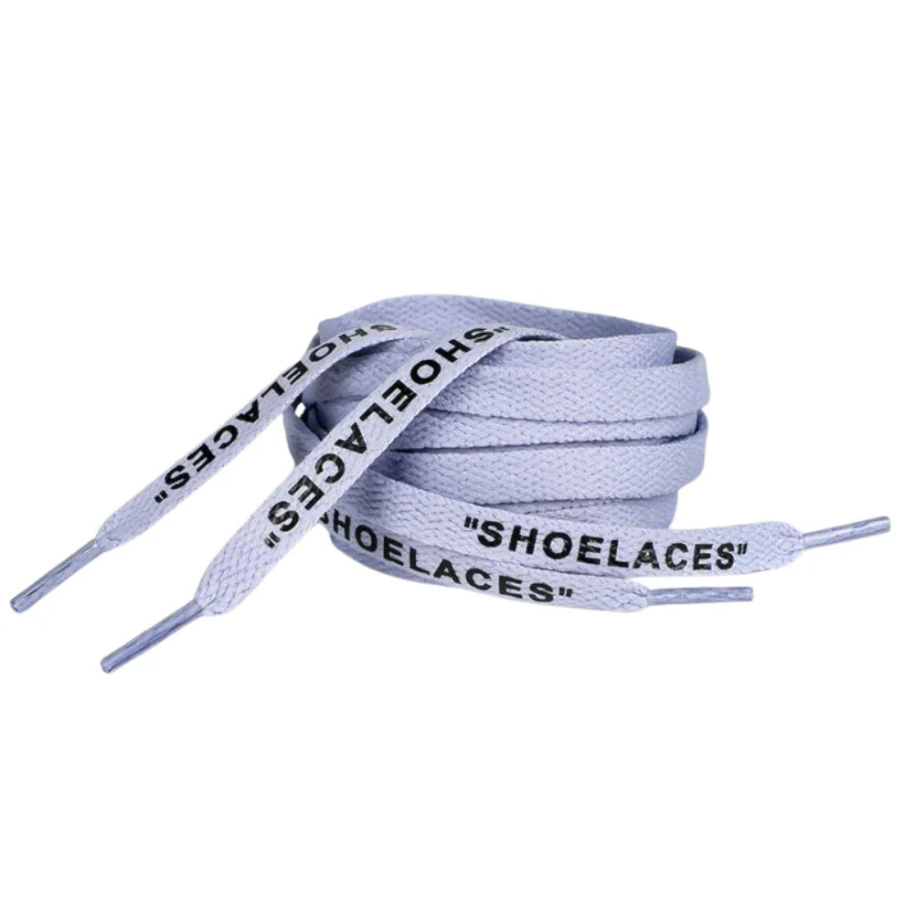 Off-White “SHOELACES” Laces – Powder Blue
