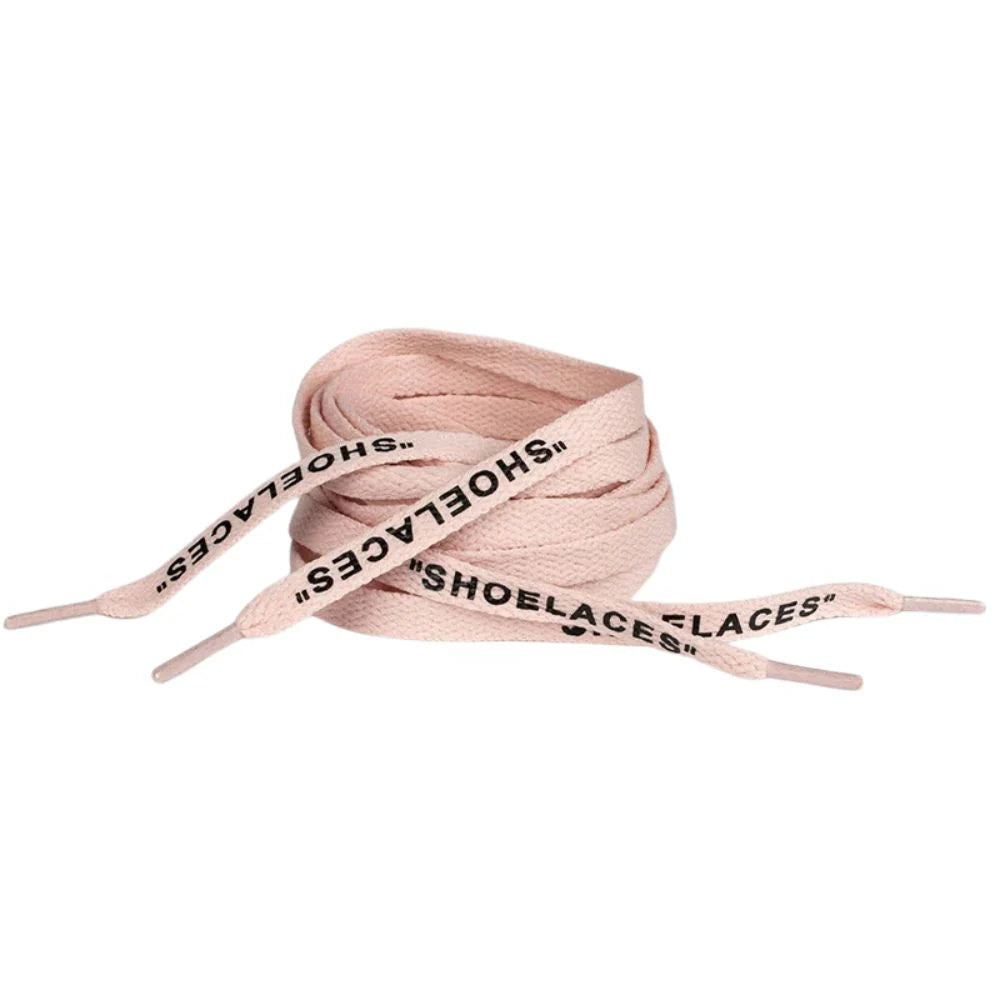 Off-White “SHOELACES” Laces – Salmon