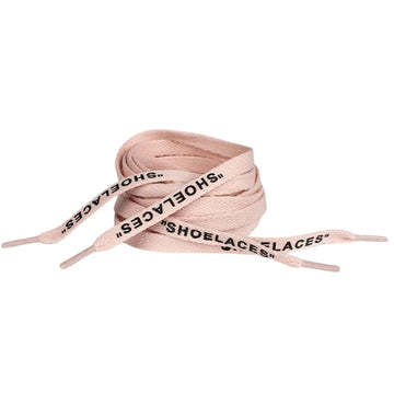 Off-White “SHOELACES” Laces – Salmon