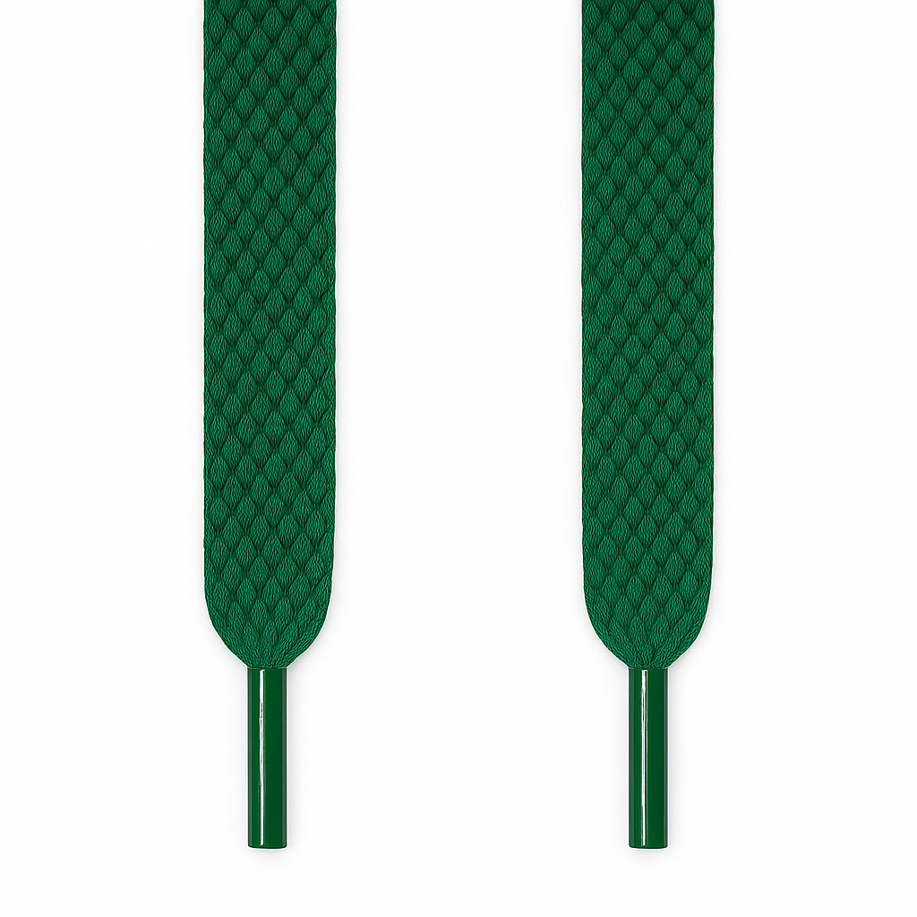 Premium Flat Laces - Green